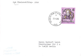 Bahnpost (R.P.O./T.P.O.) Klein Reifling-Linz (ZA1844) - Cartas & Documentos