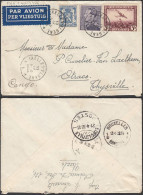 Congo Belge 1938 - Lettre Par Avion D'Ixelles  à Destination Thysville-Bas Congo Belge. "Poortman"....... (EB) DC-12427 - Used Stamps