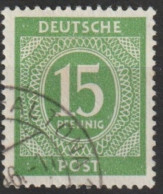 MiNr. 921 Deutschland Alliierte Besetzung Gemeinschaftsausgaben; 1946, Febr./Mai. Freimarken: I. Kontrollrats - Afgestempeld