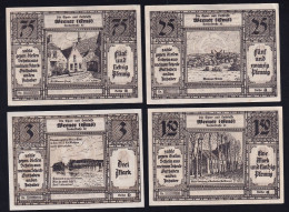 4x Weener Ems: 25 Pfennig Bis 3 Mark Bis 1.12.1922 - [11] Emissions Locales