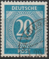 MiNr. 924 Deutschland Alliierte Besetzung Gemeinschaftsausgaben; 1946, Febr./Mai. Freimarken: I. Kontrollrats - Oblitérés