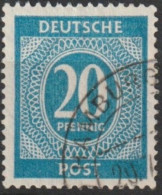 MiNr. 924 Deutschland Alliierte Besetzung Gemeinschaftsausgaben; 1946, Febr./Mai. Freimarken: I. Kontrollrats - Afgestempeld