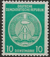 Allemagne, République Démocratique Timbre De Service N°50B** (avec Fils De Soie) (ref.2) - Mint