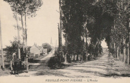 CARTE POSTALE ORIGINALE ANCIENNE : NEUILLE PONT PIERRE L'ARCHE ANIMEE INDRE ET LOIRE (37) - Neuillé-Pont-Pierre