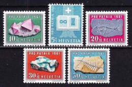 1961. Switzerland. Pro Patria. MNH. Mi. Nr. 731-35 - Unused Stamps