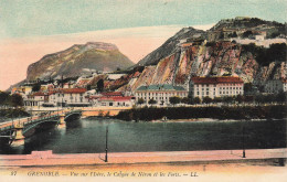 FRANCE - Grenoble - Vue Sur L'Isère, Le Casque De Néron Et Les Forts - Colorisé - LL - Carte Postale Ancienne - Grenoble