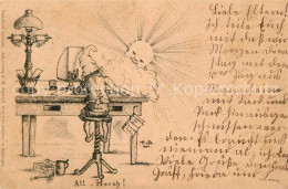 33576900 Zwerge_Dwarfs_Nains Schreibtisch Sonne  - Märchen, Sagen & Legenden