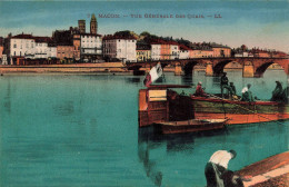 FRANCE - Macon - Vue Générale Des Quais - LL - Colorisé - Carte Postale Ancienne - Macon