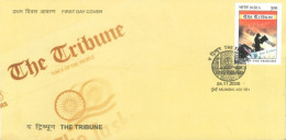 INDIA - 2006 - FDC STAMP OF THE TRIBUNE. - Brieven En Documenten