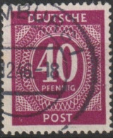 MiNr. 929 Deutschland Alliierte Besetzung Gemeinschaftsausgaben; 1946, Febr./Mai. Freimarken: I. Kontrollrats - Afgestempeld