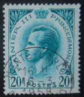 425A  Monaco Oblitéré Prince Rainier III - Usados