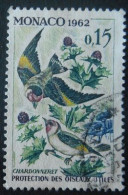 583  Monaco Oblitéré Protection Des Oiseaux Utiles Chardonneret - Used Stamps