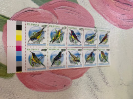 Philippines Stamp Specimen Birds 2009A 10 Diff - Filipinas