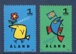 Aland, **, Yv, Mi, 107, 108, SG 103, 104, - Ålandinseln