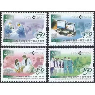 2024 MACAO/MACAU 150 ANNI. OF Count Ren General Hospital STAMP 4V - Nuevos