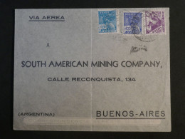 DI 10 BRESIL  BELLE  LETTRE BAHIA  .A  BUENOS AIRES ARGENTINA  + AFF. INTERESSANT+++ - Storia Postale