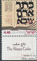 Israel 1579 Mit Tab (kompl.Ausg.) Postfrisch 2000 Aleppo-Kodex - Ongebruikt (met Tabs)