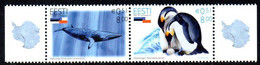 Estonie Eesti 0531/32 Antarctique, Baleine, Pingouin - Antarktischen Tierwelt