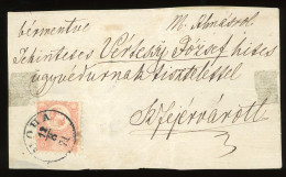 1871. Litho 5Kr On Front Of Cover MOHA - Covers & Documents