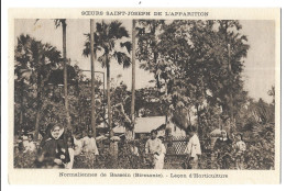 Birmanie, Normaliennes De Bassein, Leçon D'horticulture (A20p44) - Myanmar (Burma)