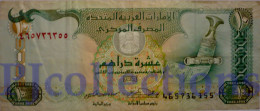 UNITED ARAB EMIRATES 10 DIRHAMS 2007 PICK 20d VF - Ver. Arab. Emirate