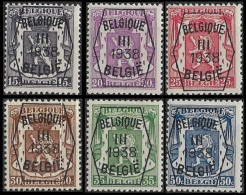 PRE345/350** (PO3) - Sobreimpresos 1936-51 (Sello Pequeno)