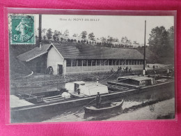 Mont De Billy,  Usines Et Péniche - Hausboote