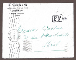 !!! LETTRE DU CAMEROUN POUR PARIS, CACHET DE DOUALA AVEC MARQUE POSTALE PORT-PAYÉ (PP) EN NUMÉRAIRE, DE 1938 - Lettres & Documents