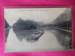 Chalon , Péniche - Hausboote