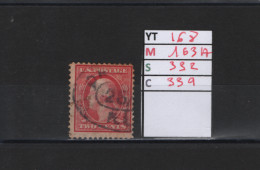 Obl 167 YT 168 YT 163A MIC 332 SCOT 339 GIB George Washington 1908 1909 58/05 - Usati