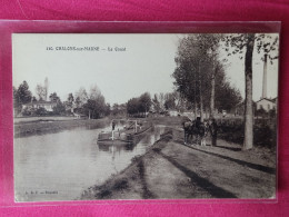 Chalon , Péniche - Hausboote