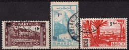 MAROC Timbres-Poste N°296 à 298 Oblitérés TB  Cote : 1€00 - Used Stamps