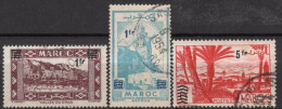 MAROC Timbres-Poste N°296 à 298 Oblitérés TB  Cote : 1€00 - Gebraucht