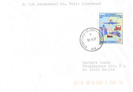 Bahnpost (R.P.O./T.P.O.) Schwarzach-St. Veit-Innsbruck (ZA1890) - Briefe U. Dokumente