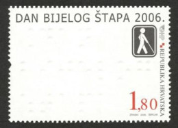 CROATIA 2006 - 1v - MNH -  White Cane Safety Day - Braille Letterings - Ceguera - Blindness - Blindheit - Cecità - - Handicaps