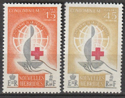 Nouvelles Hébrides Centenaire De La Croix Rouge Internationale 1963 N°199/200 Neuf** - Ongebruikt