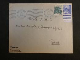 DI 10 TUNISIE  BELLE  LETTRE   1958 SOUSSE A PARIS FRANCE ++AFF. INTERESSANT+++ - Lettres & Documents