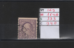 PRIX FIXE Obl   169J YT 180J MIC 394 SCOT US401 GIB George Washington 19081909 58/05 - Used Stamps