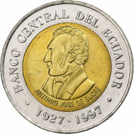 Équateur, 100 Sucres, 1997, Bimétallique, SPL, KM:101 - Equateur