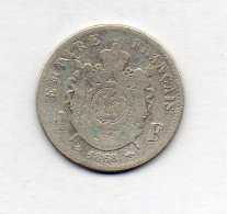 FRANCE, 1 Franc, Silver, Year 1868-A, KM # 806.1 - 1 Franc