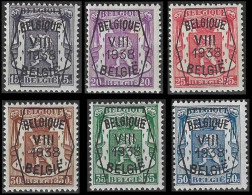 PRE375/380** (PO8) - 1935-1949 Sellos Pequeños Del Estado