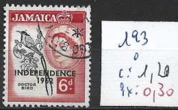 JAMAÏQUE 193 Oblitéré Côte 1.20 € - Jamaica (1962-...)