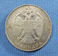 Yougoslavie - 50 Dinars 1938 - Pierre II   [24-006] - Joegoslavië