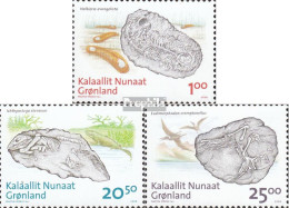 Dänemark - Grönland 512-514 (kompl.Ausg.) Postfrisch 2008 Grönländische Fossilienfunde - Unused Stamps