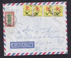 BELGIAN CONGO - Nice Air Mail Envelope Sent From Congo To France, Nice Franking / 2 Scan - Brieven En Documenten