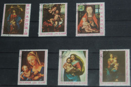 ECUADOR 1967, Paintings, Art, Mi #1345-50, Used - Madonnas