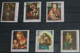 ECUADOR 1967, Paintings, Art, Mi #1345-50, Used - Madonna