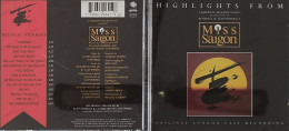 BORGATTA - FILM MUSIC - Cd ALAIN BOUBLIL - HIGHLIGHTS FROM MISS SAIGON   - GEFFEN RECORDS 1990 - USATO In Buono Stato - Filmmusik