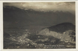 Bex Et La Vallée Du Rhone Vue Générale Prise Des Monts - Bex