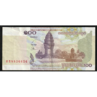 CAMBODGE - PICK 53a - 100 RIELS 2001 - TTB - Kambodscha